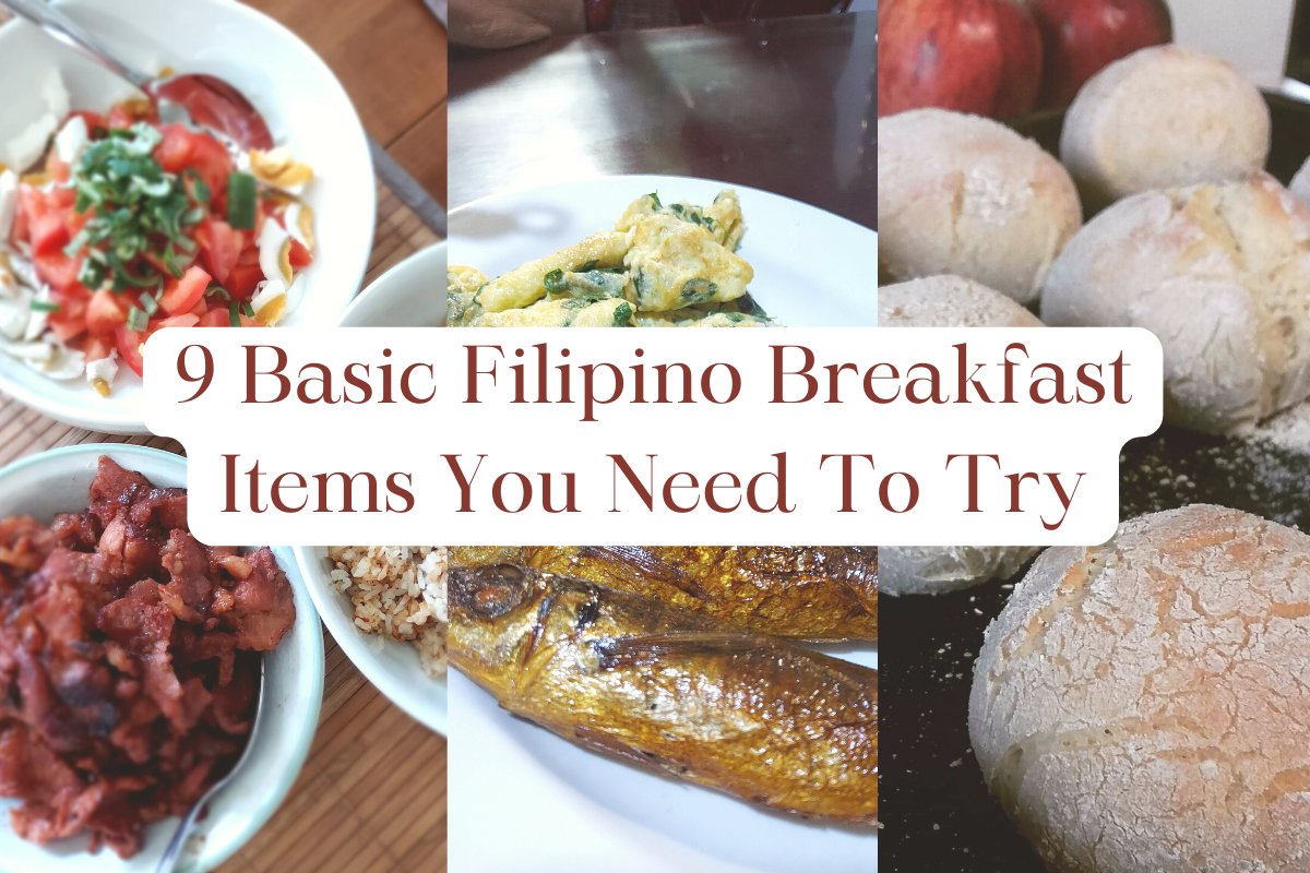 Basic Filipino Breakfast Items